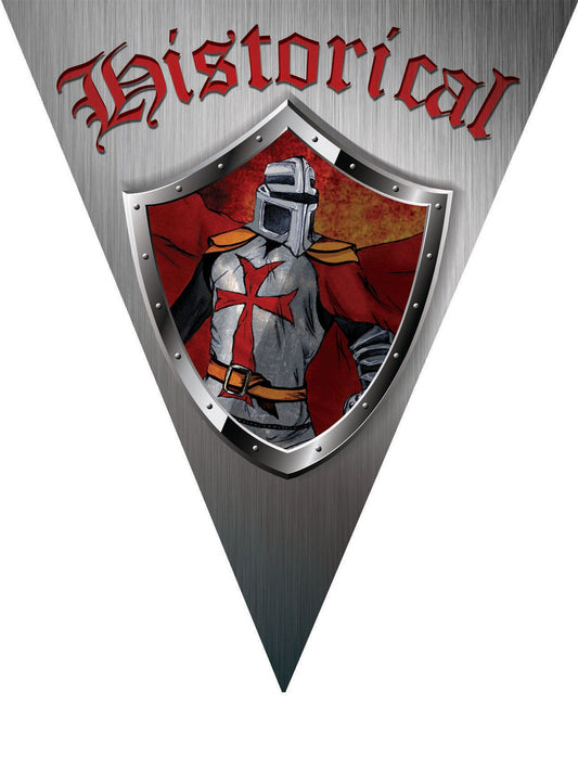 Medieval Wimpelkette – 10 Flags 5m Lang | FunnyFashion Polyester - Fasnacht24.ch