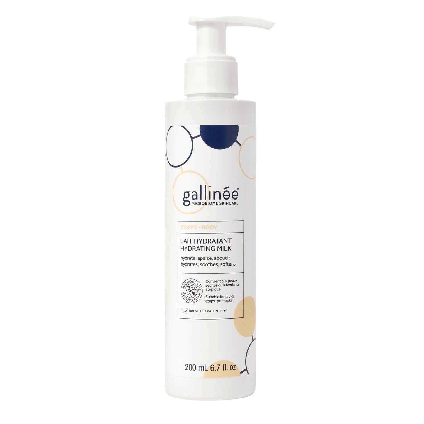 Gallinee Gallinee, Body Care, Präbiotika & Probiotika & Postbiotika, Hydratisierend, Körpermilch, 200 ml Regular