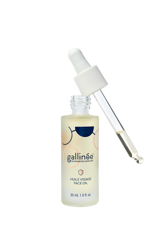 Gallinee Gallinee, Microbiome Skincare, Präbiotika und Postbiotika, Nährend, Öl, Für das Gesicht, 30 ml Regular