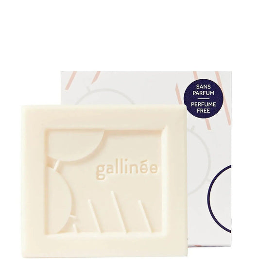 Gallinee Gallinee, Microbiome Skincare, Parfümfrei, Beruhigend, Reinigungsriegel, Für Gesicht & Körper, 100 g Regular