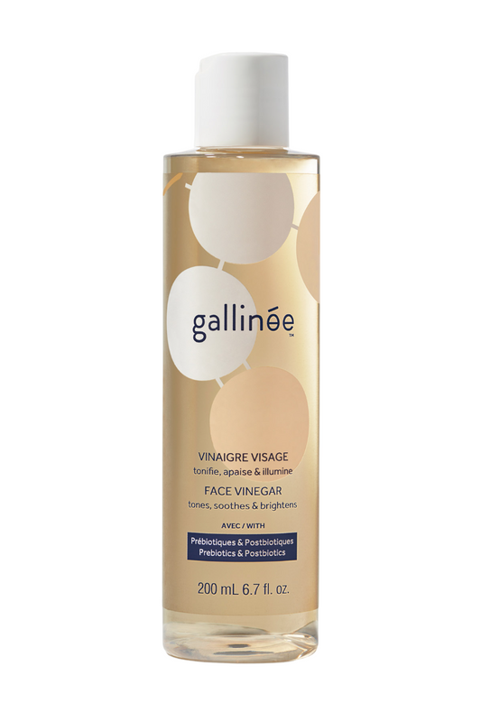 Gallinee Gallinee, Microbiome Skincare, Präbiotika und Postbiotika, Beruhigend, Lotion, Für das Gesicht, 200 ml Regular