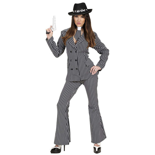 "GANGSTER" (Jacke, Hose, Krawatte) – Vorderansicht