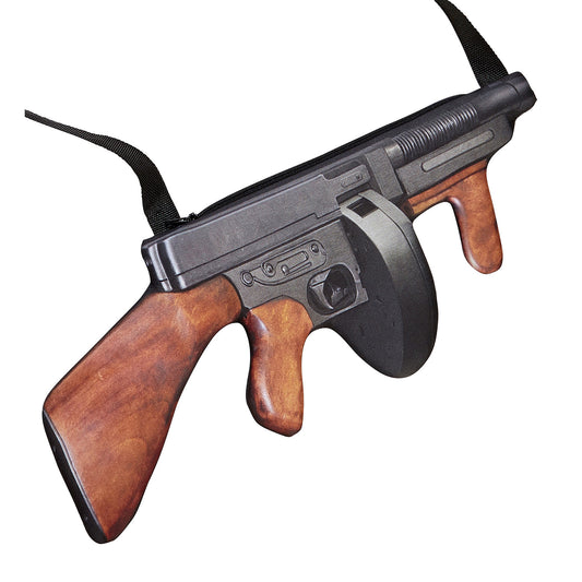 "GANGSTER MASCHINENGEWEHR HANDTASCHE" – Vorderansicht
