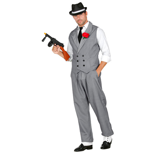 "GANGSTER" (Weste, Hose, Krawatte) – Vorderansicht