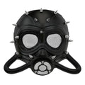 "GASMASKE MIT NIETEN" – Vorderansicht