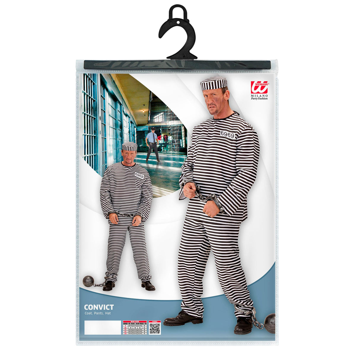 "GEFANGENER" (Oberteil, Hose, Mütze) – Ansicht 3