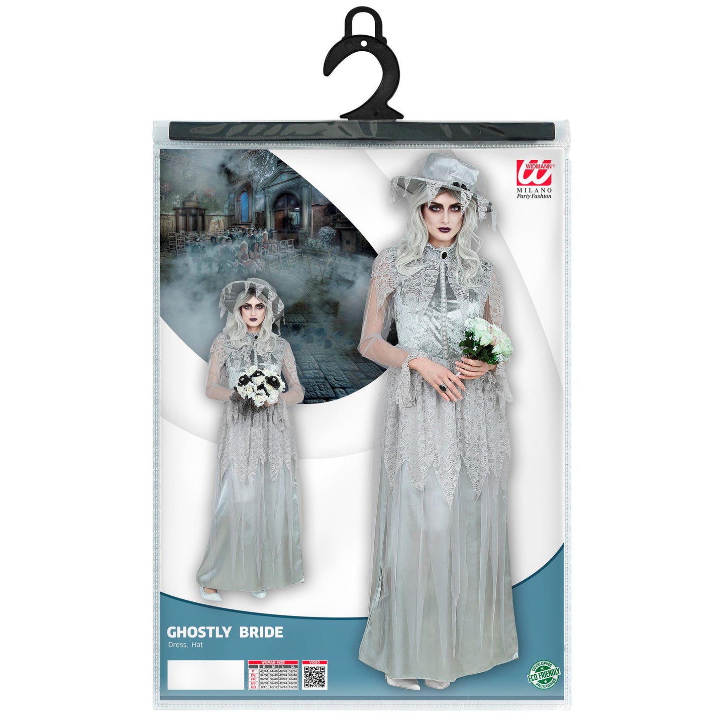 "GEISTERBRAUT" (Kleid, Hut) – Ansicht 5