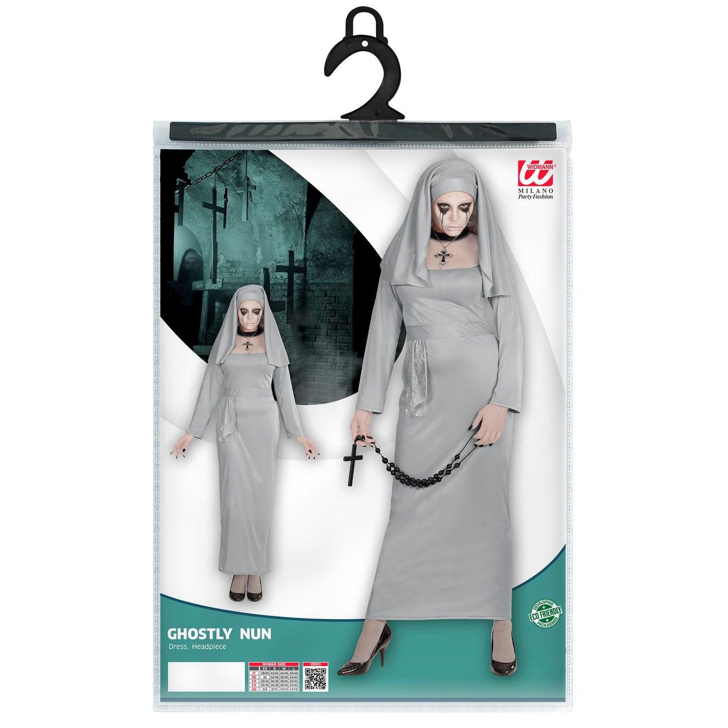 "GEISTERNONNE" (Gewand, Haube) – Ansicht 5
