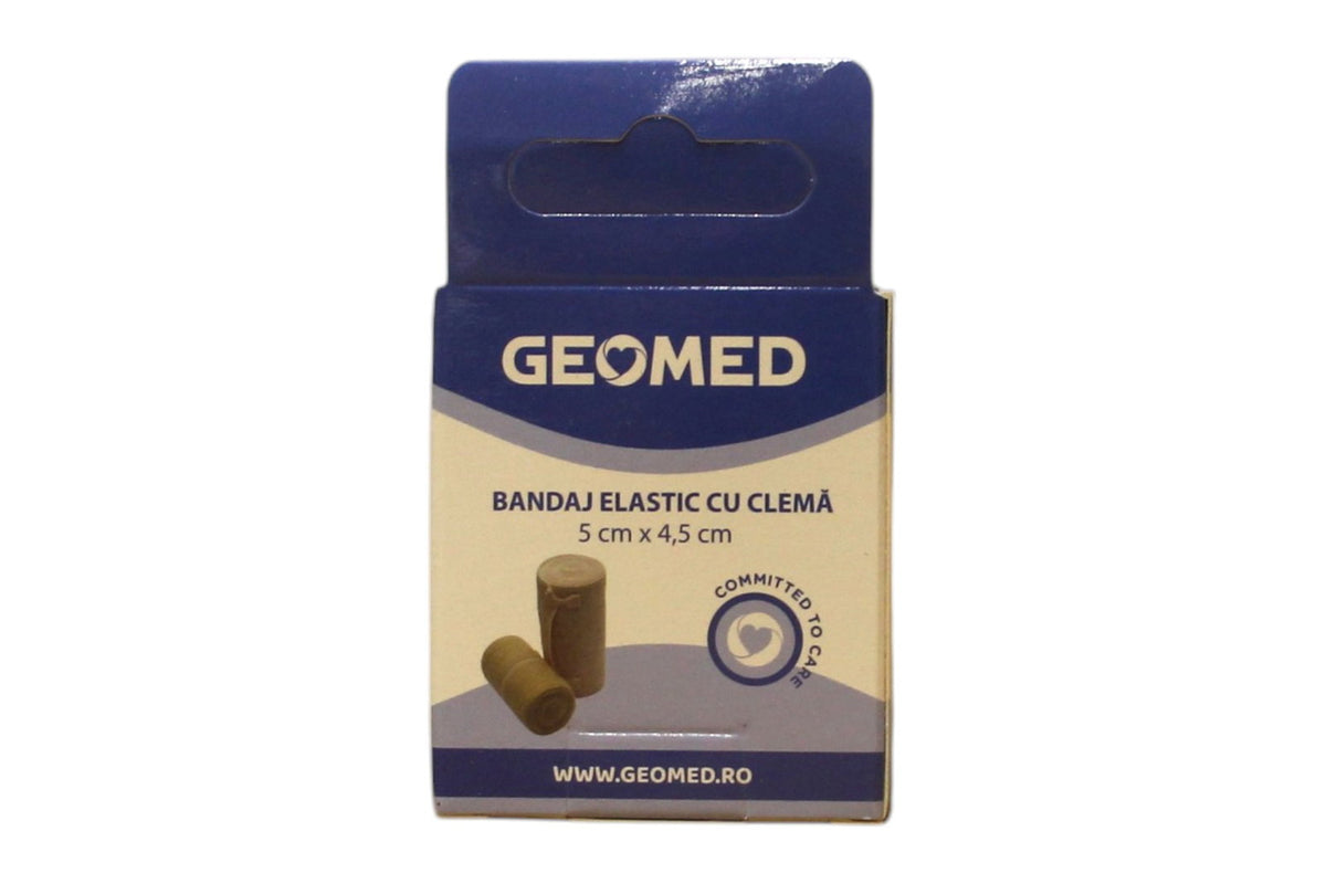 Geomed, Geomed, Elastische Verbände, Mit Clips, 5 cm x 4,5 m