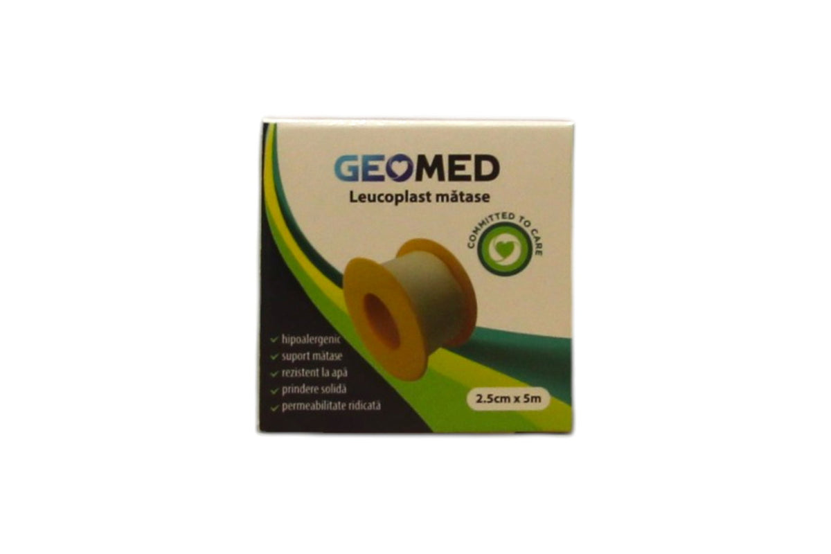 Geomed, Geomed, Leukoplast, Seide, 2,5 cm x 5 m