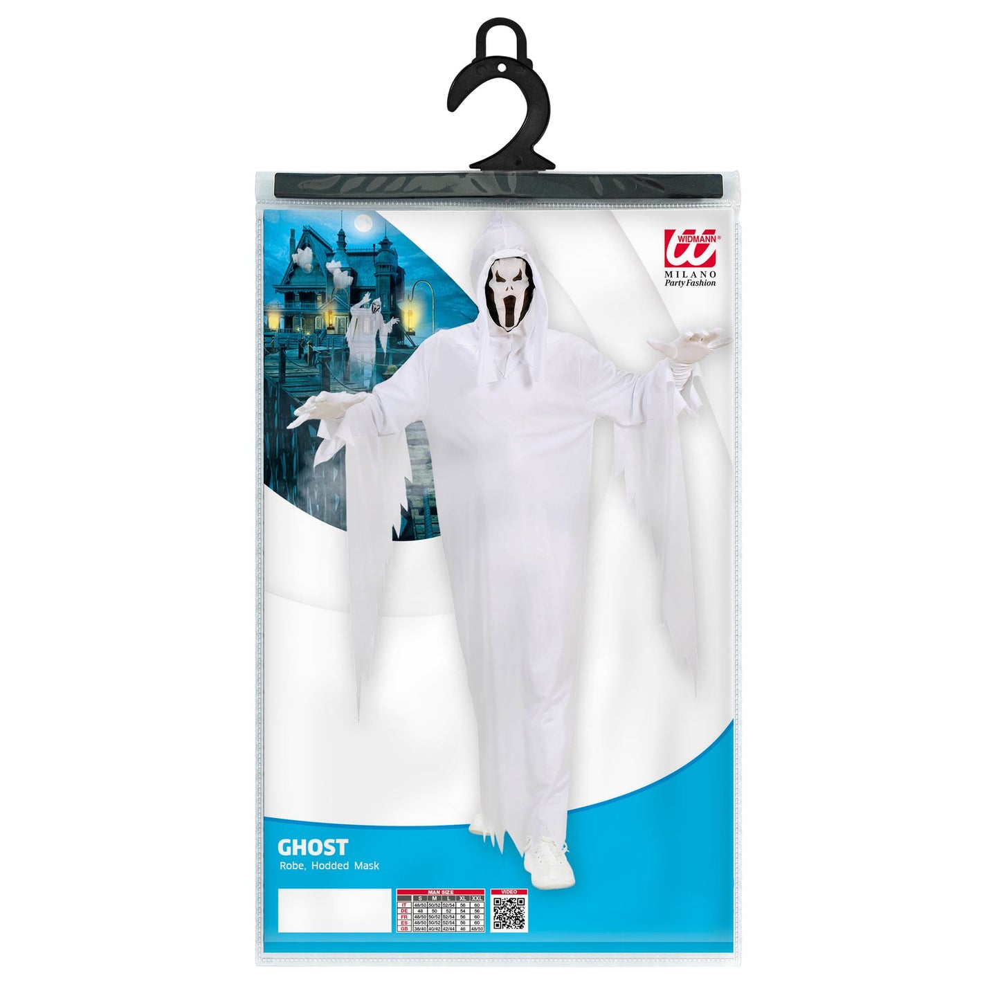 "GESPENST" (Tunika, Maske mit Kapuze) – Ansicht 5