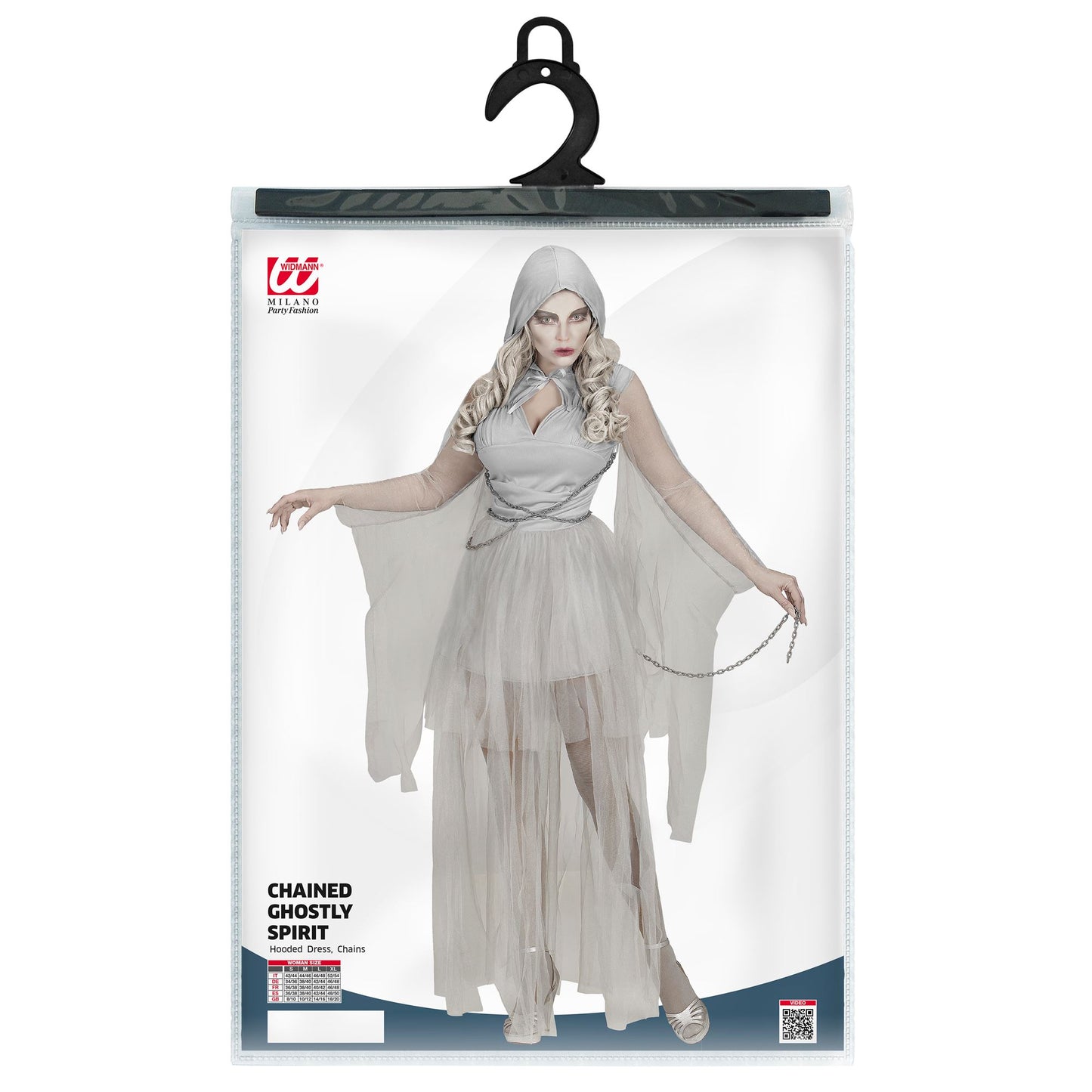 "GHOSTLY SPIRIT IN KETTEN" (Kleid mit Kapuze, Ketten) – Ansicht 4