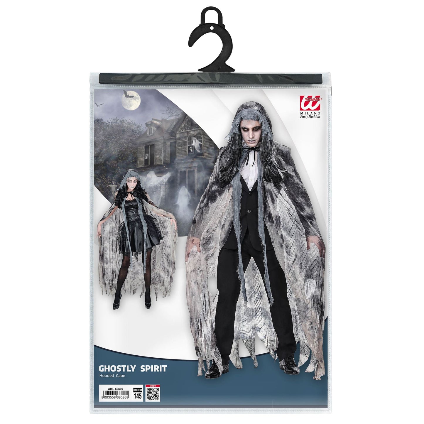 "GHOSTLY SPIRIT" (Umhang mit Kapuze) - 145 cm – Ansicht 3