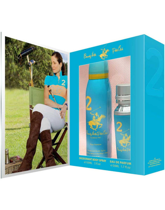 Beverly Hills Polo Club Parfümset Gift Set Beverly Hills Polo Club: 1982 - Sport 2, Eau De Parfum, For Women, 50 ml + 1982 -