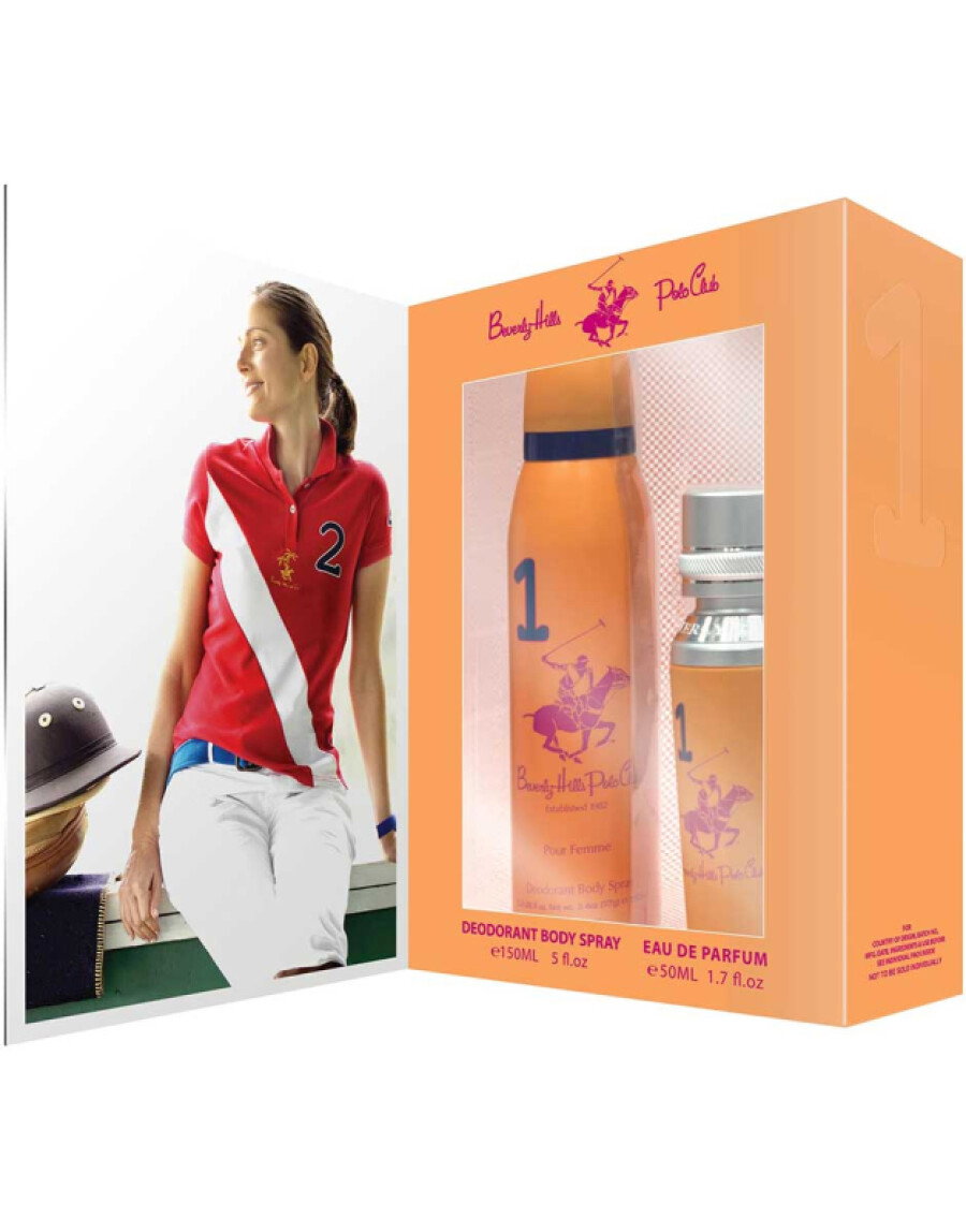 Beverly Hills Polo Club Parfümset Gift Set Beverly Hills Polo Club: 1982 - Sport 1, Eau De Parfum, For Women, 50 ml + 1982 -