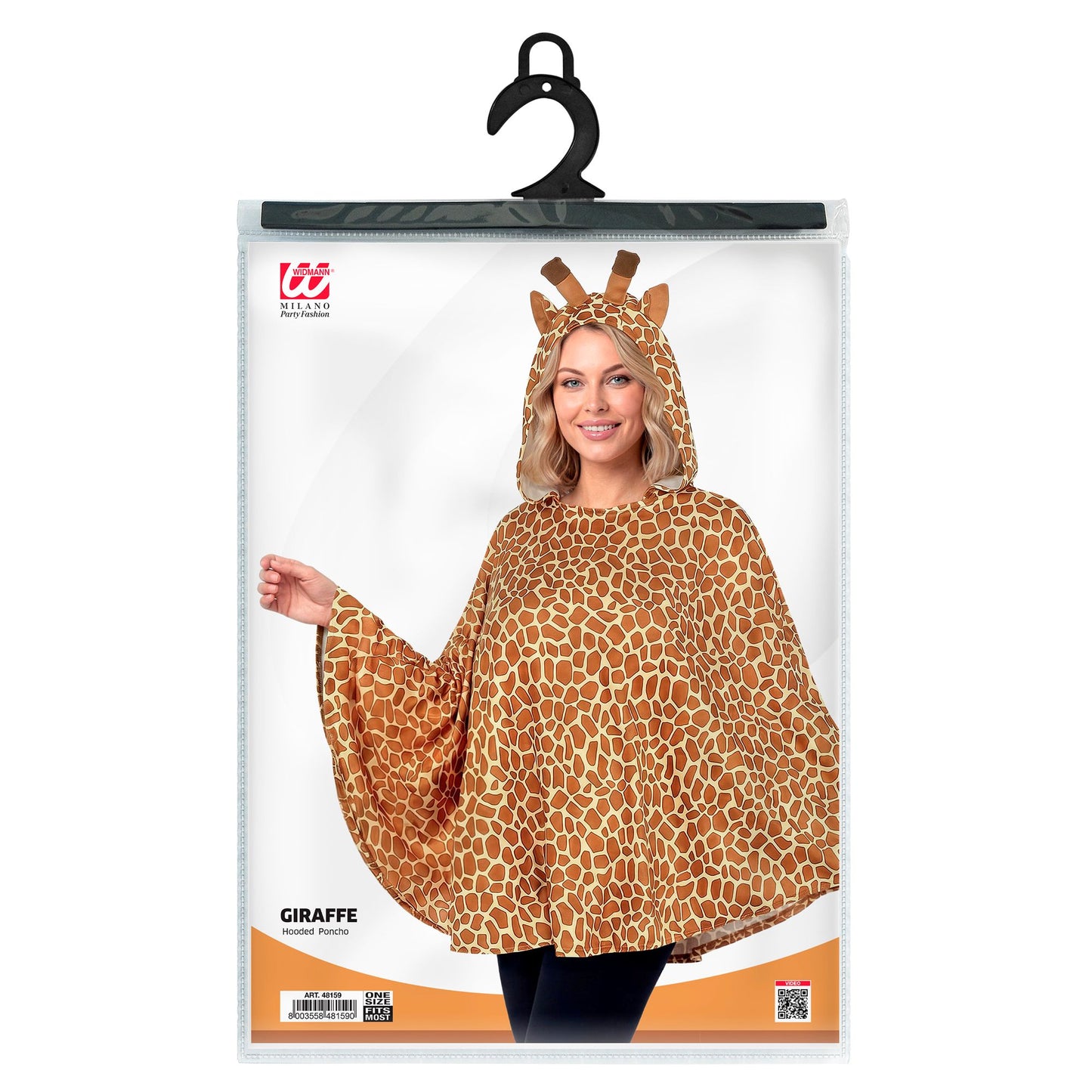 "GIRAFFE" (Poncho mit Kapuze) – Ansicht 5