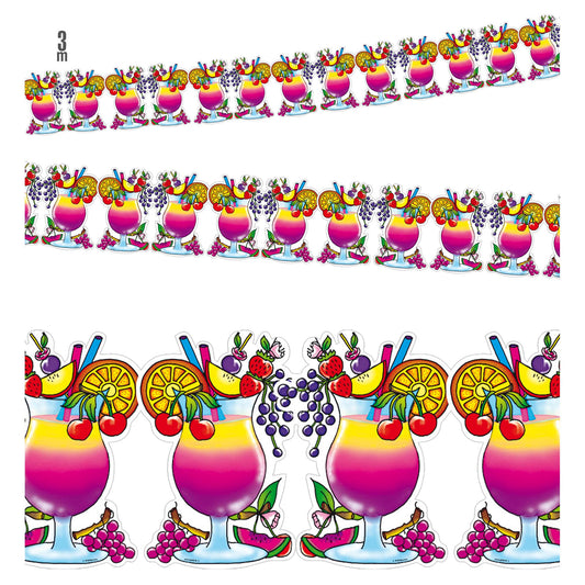 "GIRLANDE COCKTAIL" 3 m – Vorderansicht