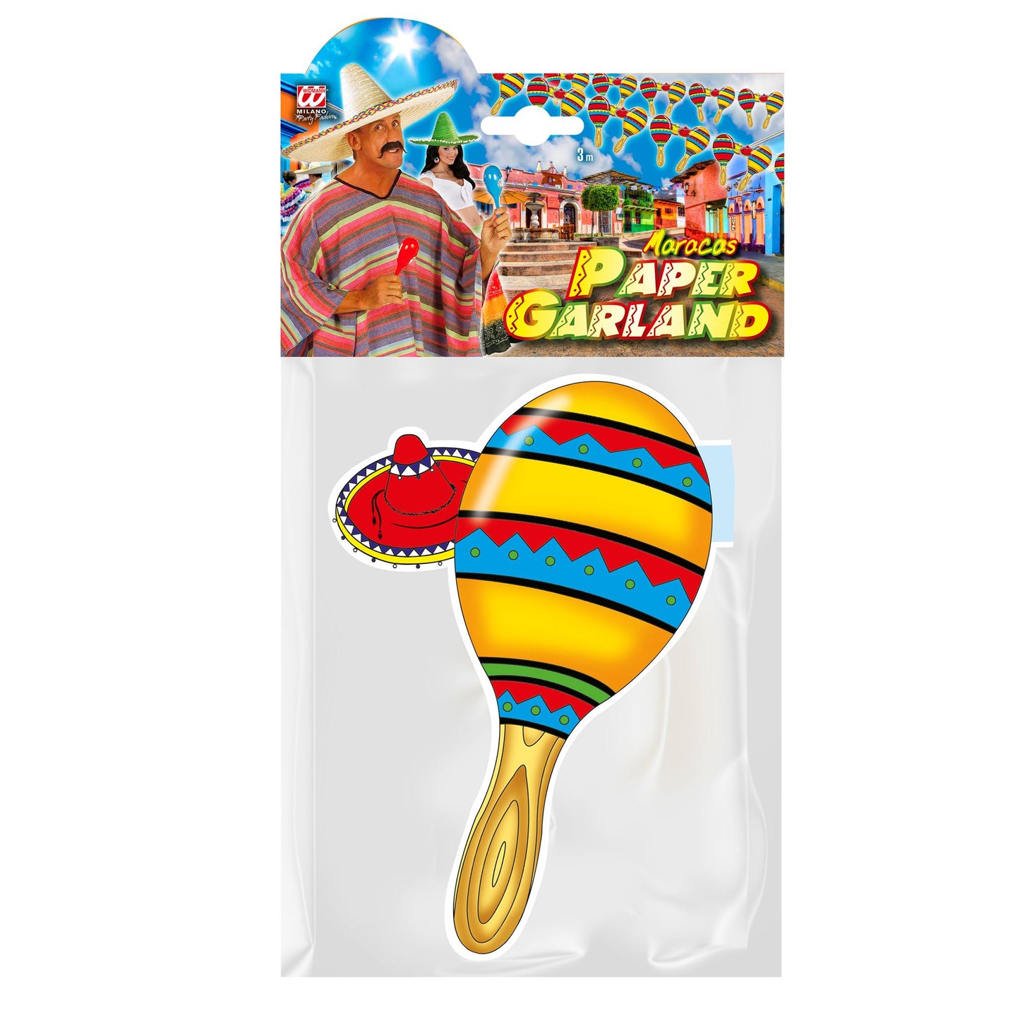 "GIRLANDE MARACAS" 3 m – Detailansicht