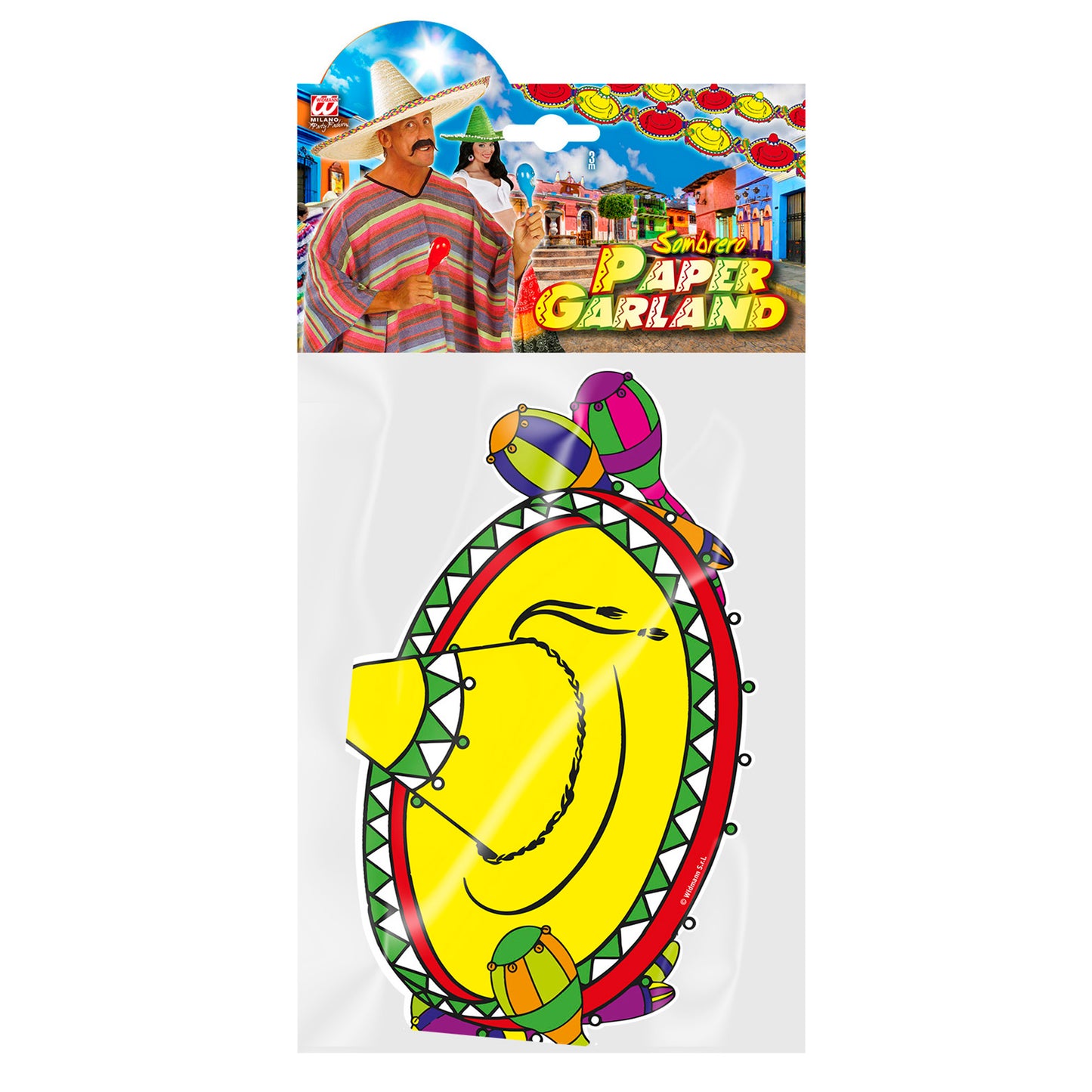 "GIRLANDE SOMBRERO" 3 m – Detailansicht