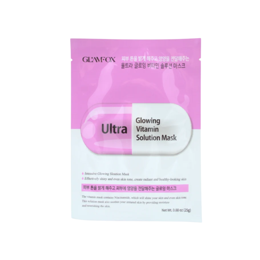 Glamfox, Ultra, Leuchtend, Gesichtsmaske, Für das Gesicht, 25 g