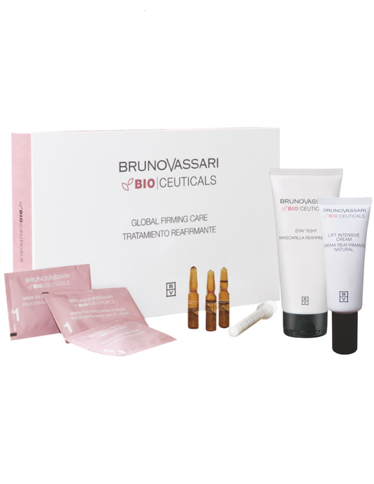Bruno Vassari Hautpflegeset Global Firming Care Treatment Set Bruno Vassari: Bio Ceuticals, Green Tea, Exfoliating Powder, x3