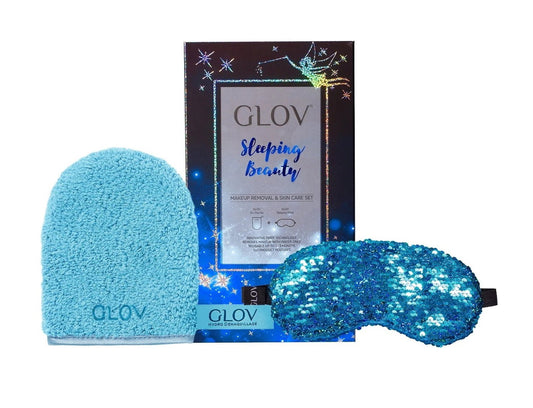 Glov Hautpflegeset Glov Sleeping Beauty Set Glov: Sleeping Beauty, Sleep Mask, Blue + Sleeping Beauty, Textile Makeup Remover