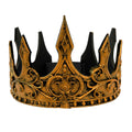 "GOLDENE HISTORISCHE KRONE AUS LATEX" – Vorderansicht