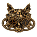 "GOLDENE STEAMPUNK WOLFSMASKE" – Vorderansicht