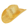 "GOLDENER PAILLETTEN COWBOY HUT" – Vorderansicht