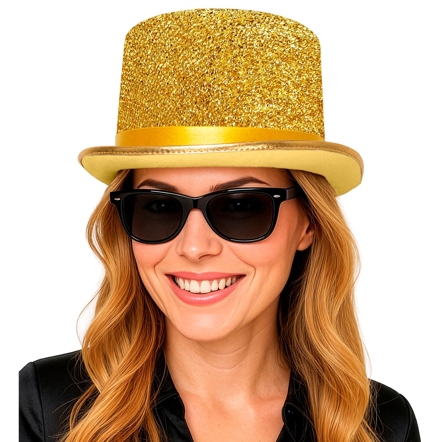 "GOLDENER ZYLINDERHUT AUS LUREX" 12 cm – Ansicht 4
