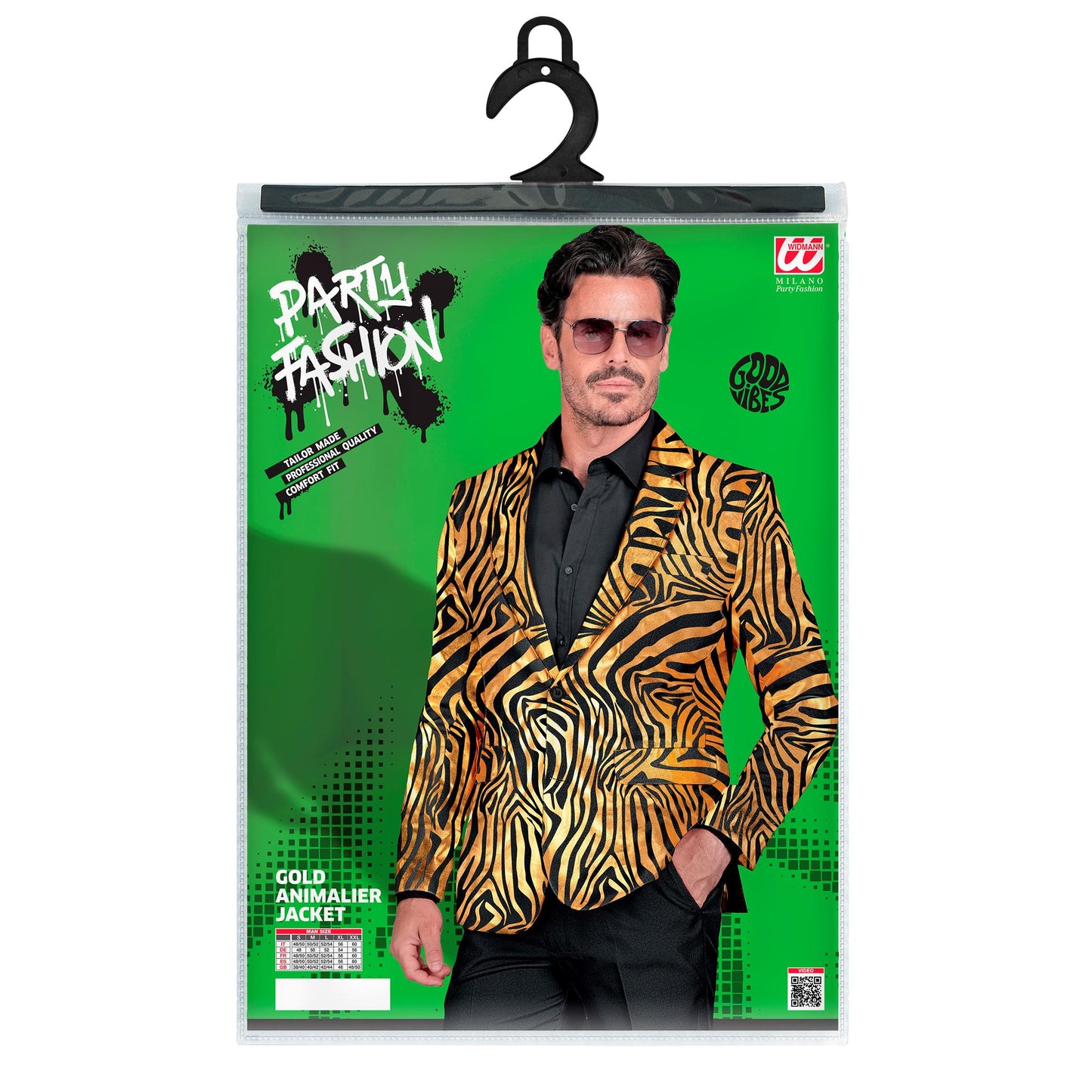 "GOLDENES ANIMAL PRINT PARTY FASHION JACKETT" (Jackett) – Ansicht 4