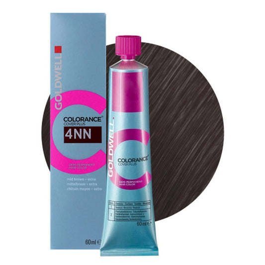 Goldwell Goldwell, Colorance, Demi-permanente Haarfarbe, 4NN Intense Medium Brown, 60 ml Regular