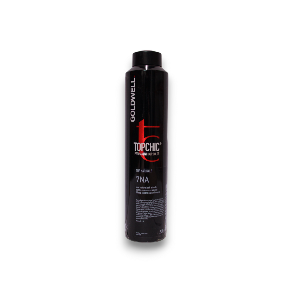 Goldwell, TopChic, Permanente Haarfarbe, 7NA Mid Natural Ash Blonde, 250 ml