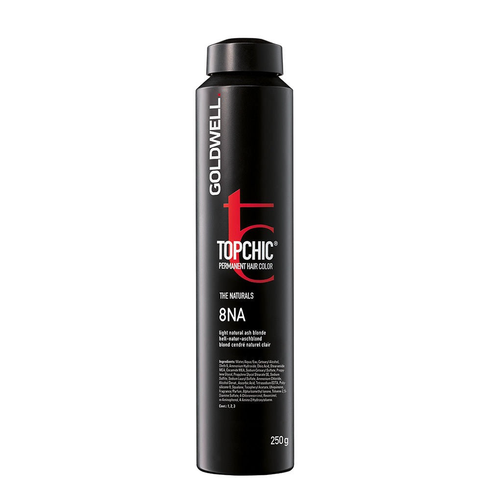 Goldwell, TopChic, Permanente Haarfarbe, 8NA Light Natural Ash Blonde, 250 ml