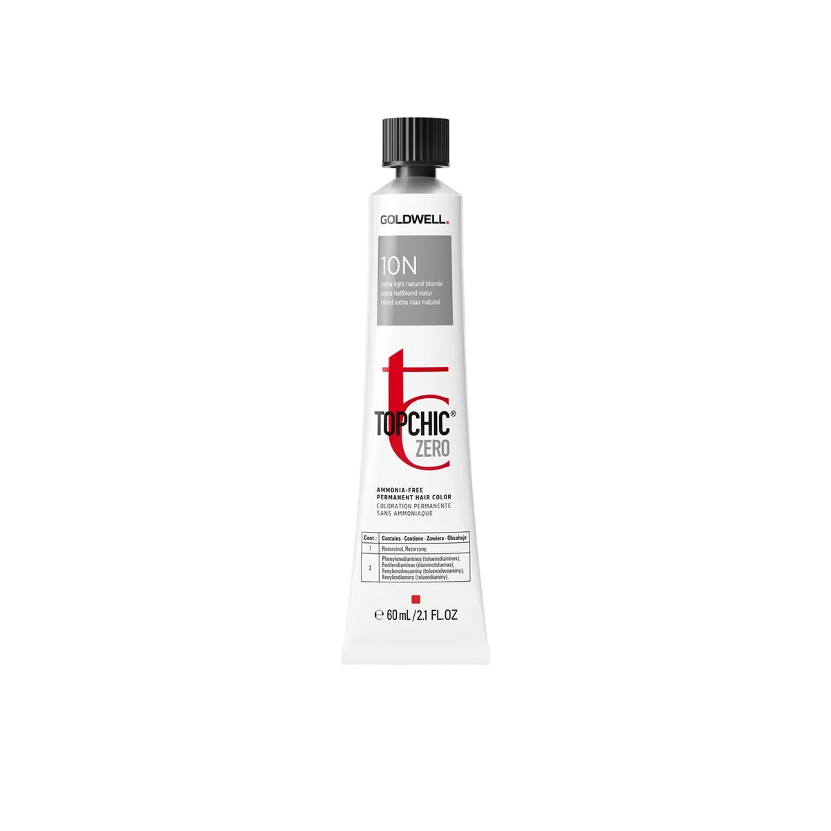 Goldwell Topchic Zero 10N Extra Light Natural Blonde permanente ammoniakfreie Haarfarbe 60 ml