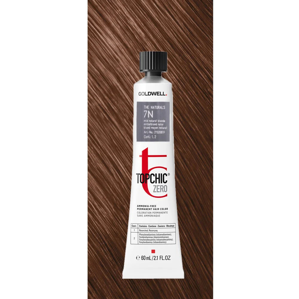 Goldwell TopChic Zero permanente Haarfarbe 7N Natural Blonde 60 ml