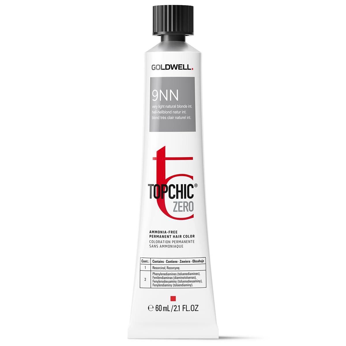 Goldwell, TopChic Zero, Permanente Haarfarbe, 9NN Very Light Natural Blonde, 60 ml