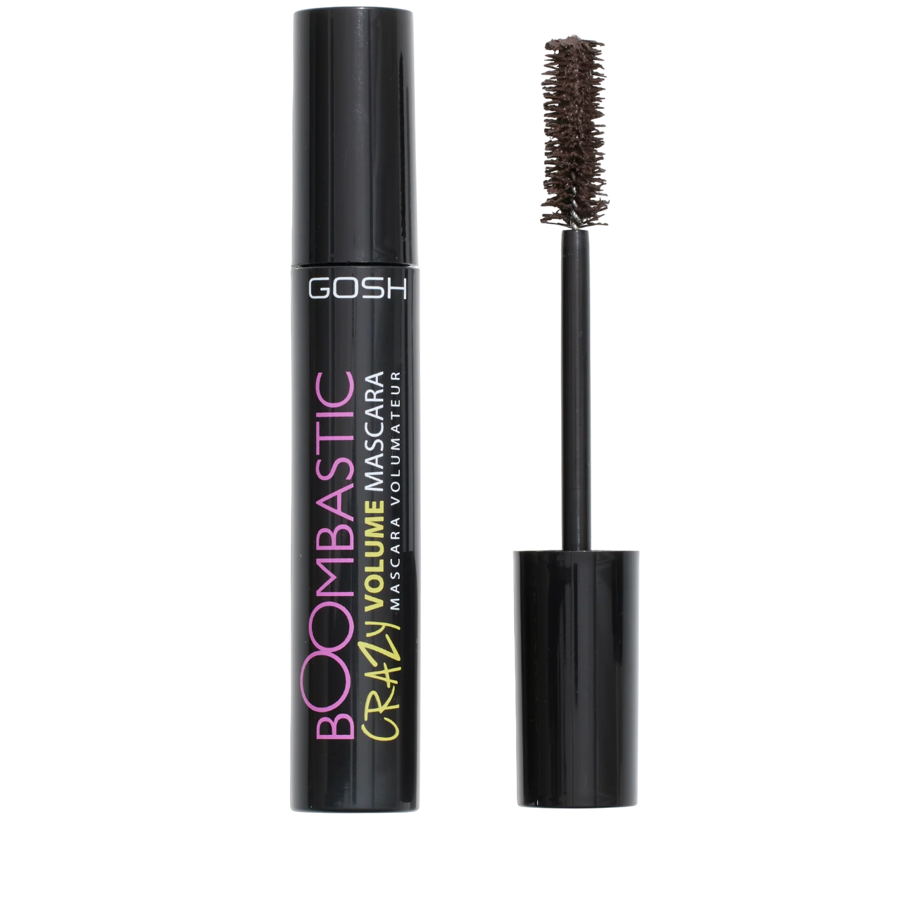 Gosh Gosh, Boombastic Crazy, Volumen, Wimperntusche, 005, Schokoladenbraun, 13 ml Regular