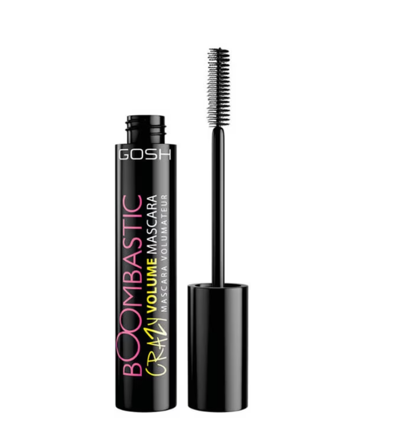 Gosh Gosh, Boombastic Crazy, Volumenverstärkend, Wimperntusche, 001, Extrem Schwarz, 13 ml Regular