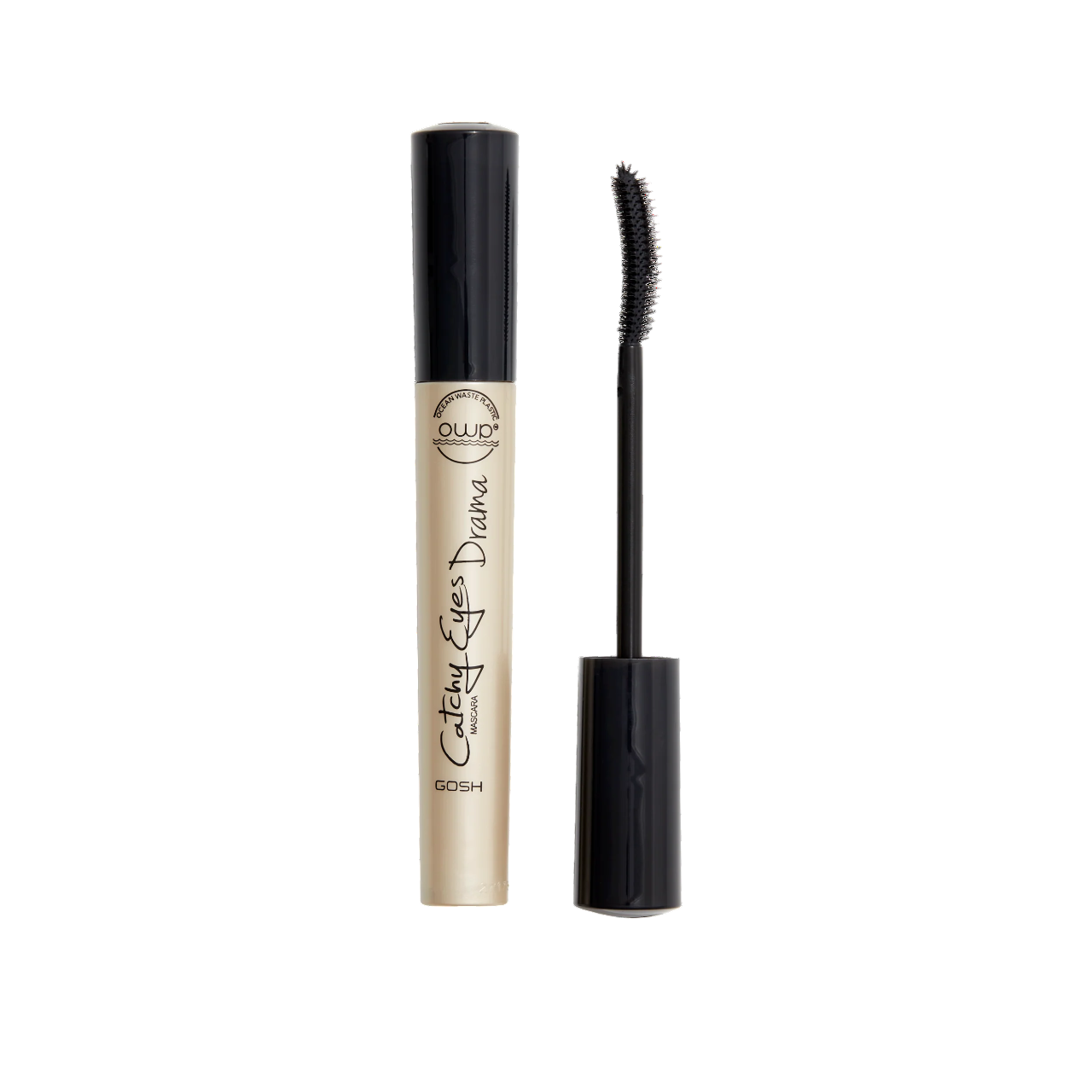 Gosh Gosh, Catchy Eyes Drama, Wimperndefinition, Wimperntusche, 001, Extrem Schwarz, 10 ml Regular