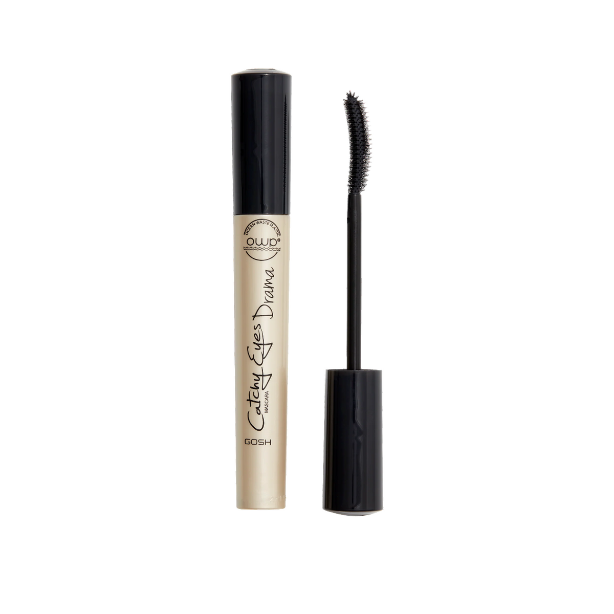 Gosh, Catchy Eyes Drama, Wimperndefinition, Wimperntusche, 001, Extrem Schwarz, 10 ml