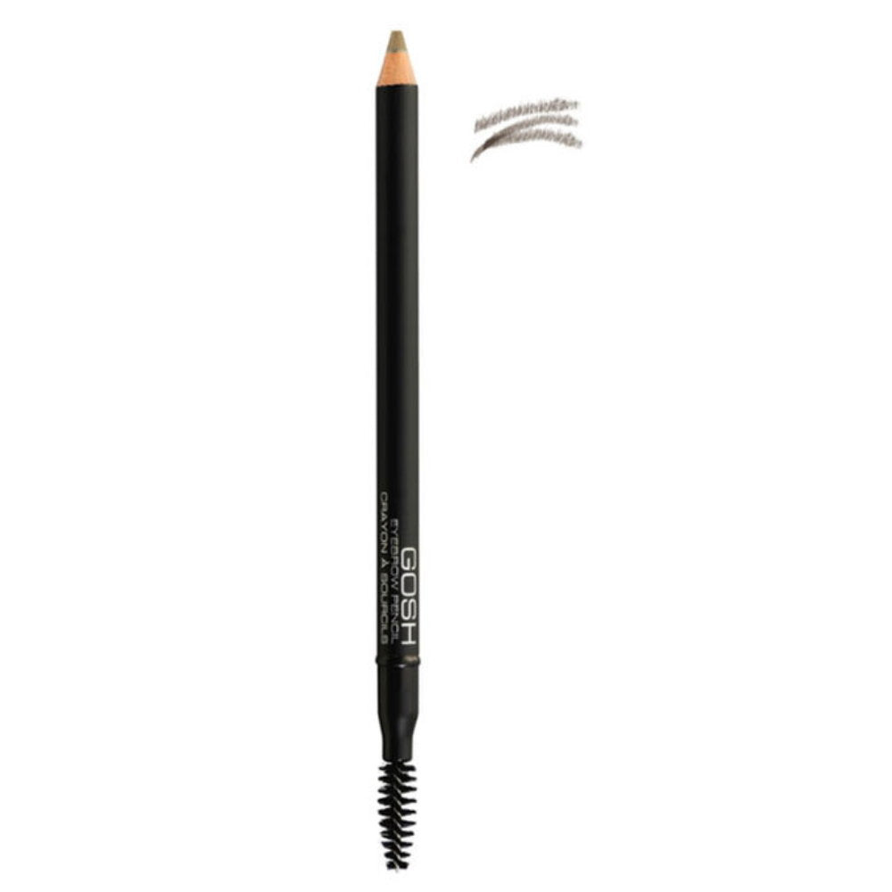 Gosh Gosh, Defining Brow, Augenbrauencreme-Stift & Bürste 2-in-1, 03, Graubraun, 1.2 g Regular