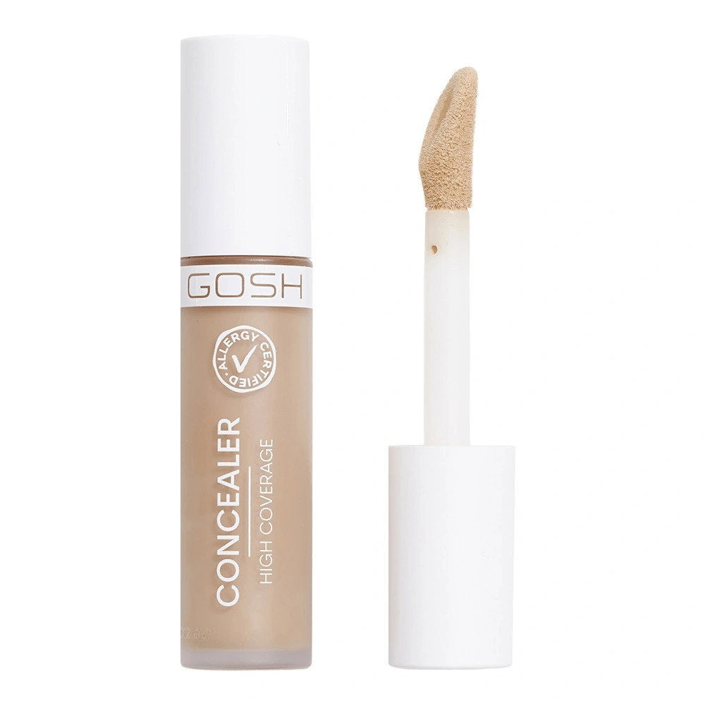 Gosh Gosh, Gosh, Hohe Abdeckung, Flüssig-Concealer, 004, Natürlich, 6 ml Regular