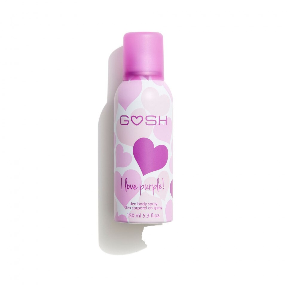 Gosh Gosh, I Love Purple, Deodorant Spray, Für Frauen, 150 ml Regular
