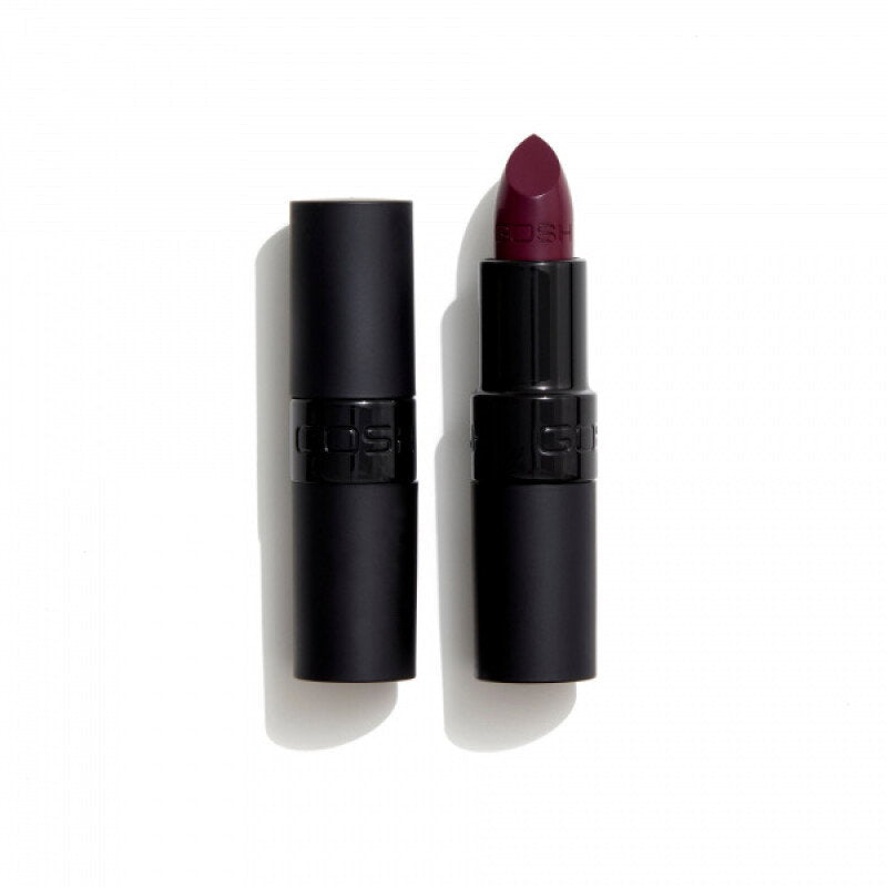 Gosh, Velvet Touch, Matt, Creme-Lippenstift, 008, Matt Plum, 4 g *Tester