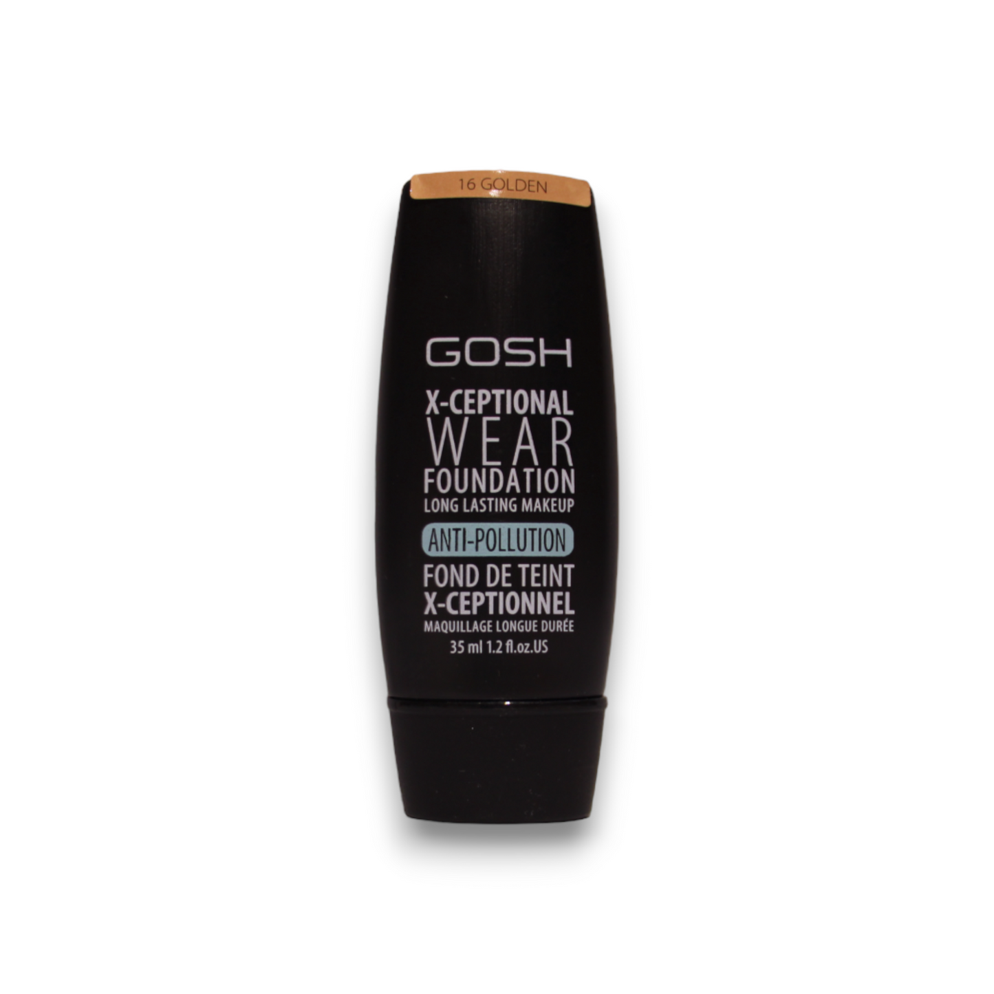 Gosh Gosh, X-Ceptional Wear, Vitamin E, Langlebig, Cremige Foundation, 16, Golden, 30 ml Regular