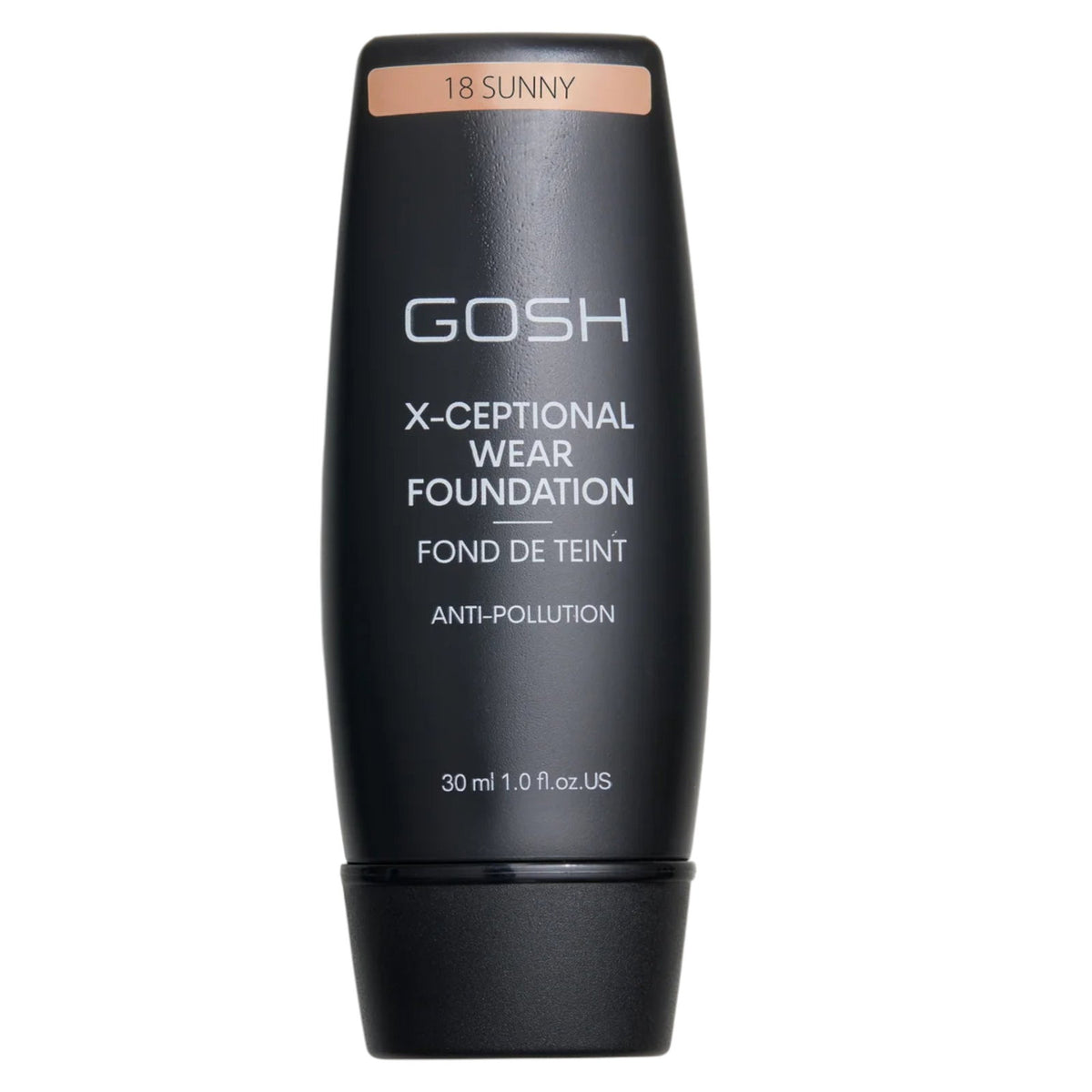 Gosh, X-Ceptional Wear, Vitamin E, Langlebig, Cremige Foundation, 18, Sonnig, 30 ml