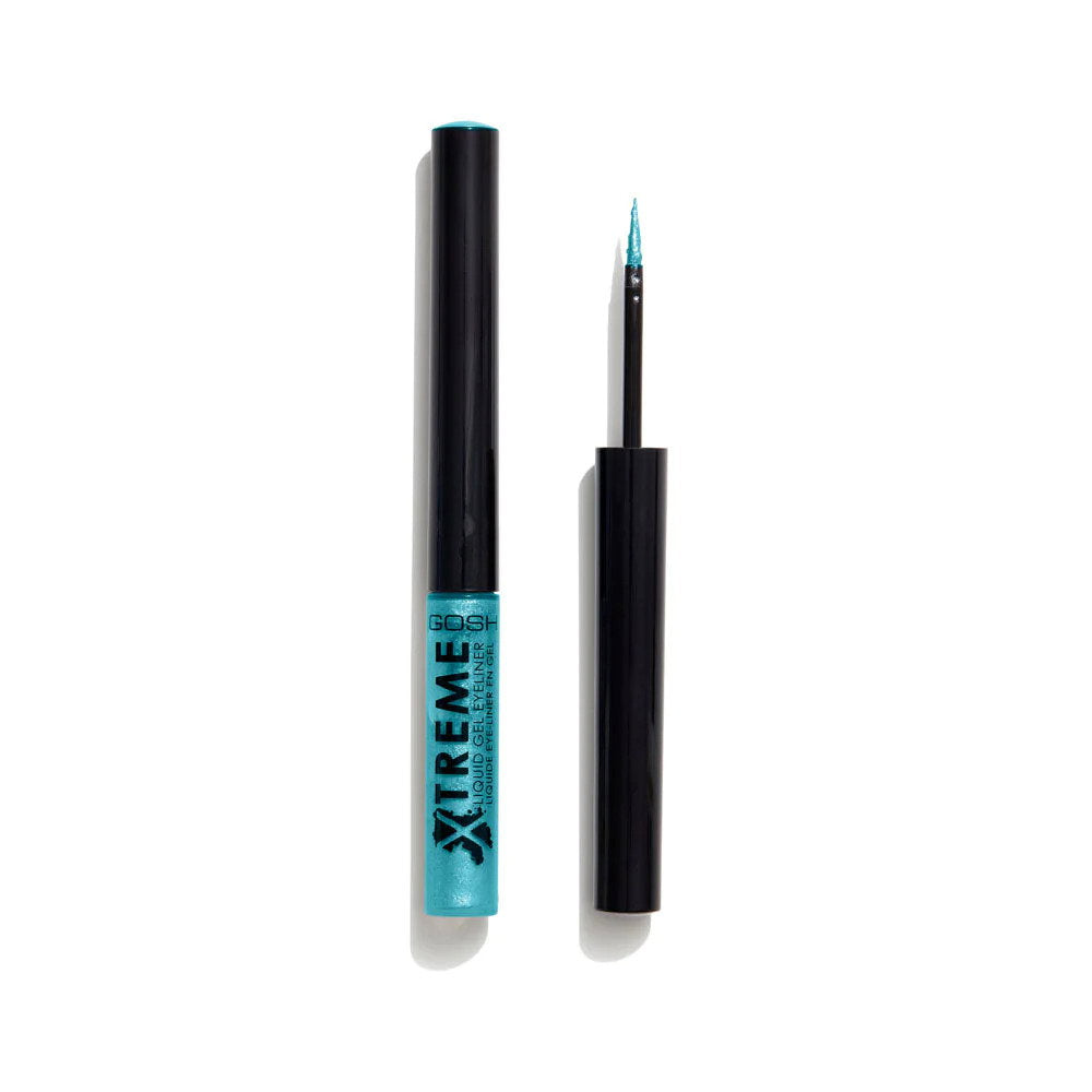 Gosh, Xtreme, Wasserdicht, Flüssiger Eyeliner, 009, Türkis, 1.7 ml *Tester