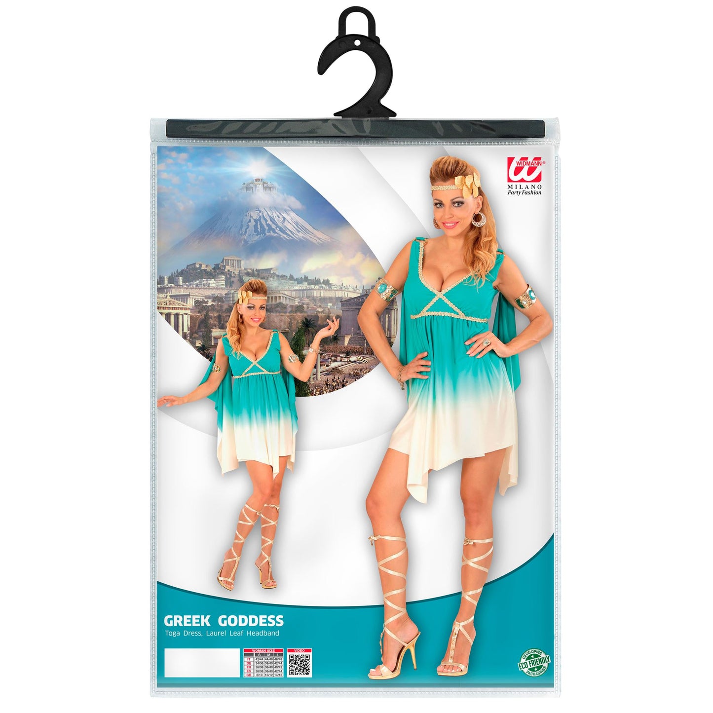 "GOTTIN DES OLYMP" (Kleid, Lorbeerkranz als Stirnband) – Ansicht 4
