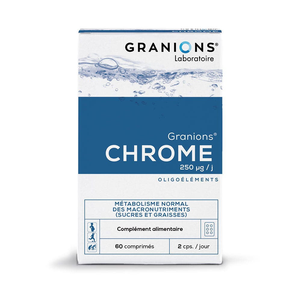 Granions, Chrome, Blood Sugar Control & Curbing Sugar Cravings, Kapseln, 60 Capsules